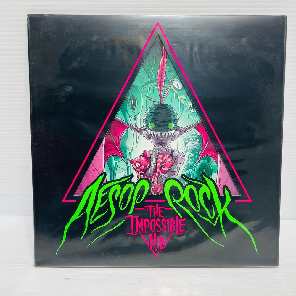 Aesop Rock - The Impossible Kid - Vinyl LP] Explicit, Pink, Green + POSTER